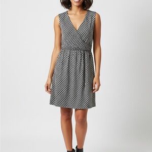 Gilli Monochrome Patterned Midi Dress